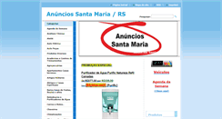 Desktop Screenshot of anunciossantamaria.com.br